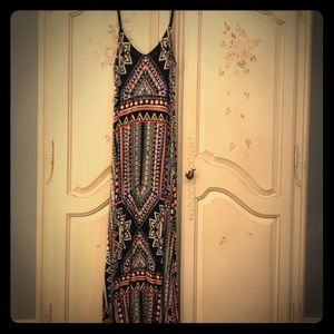 Mossimo Mexican-inspired print maxi dress